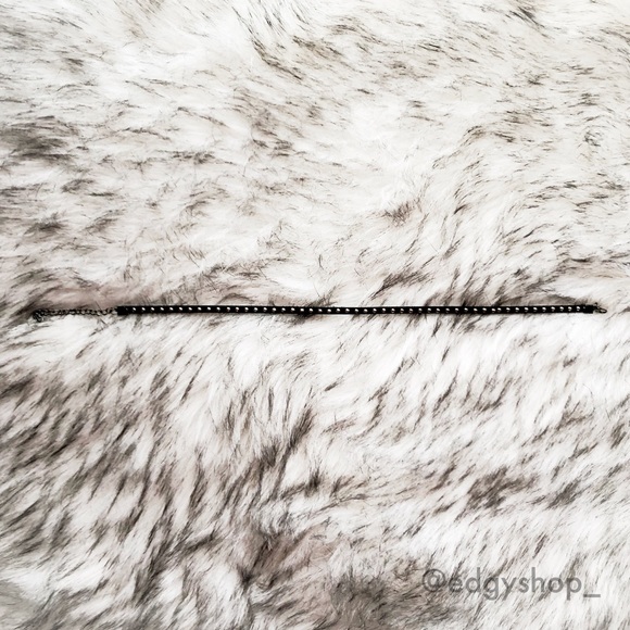 Faux Suede Rivet Choker - Picture 2 of 4